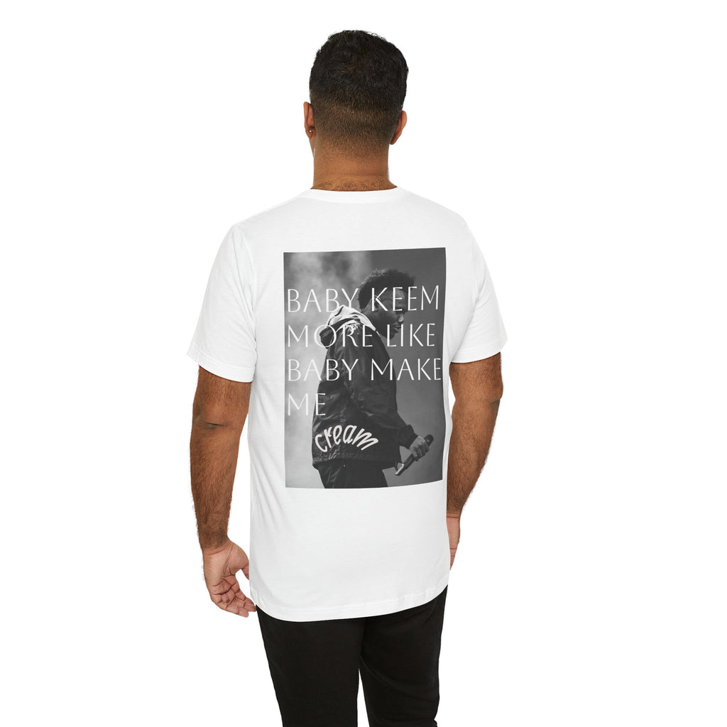 Baby Keem Photo Tee Black and White portriat tee